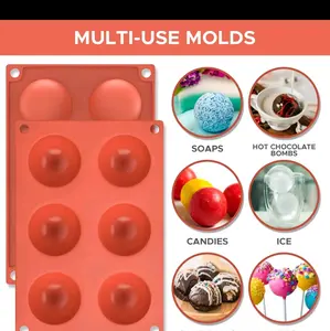 Half Round Sphere Molds-Perfect for making beautiful delicious treats