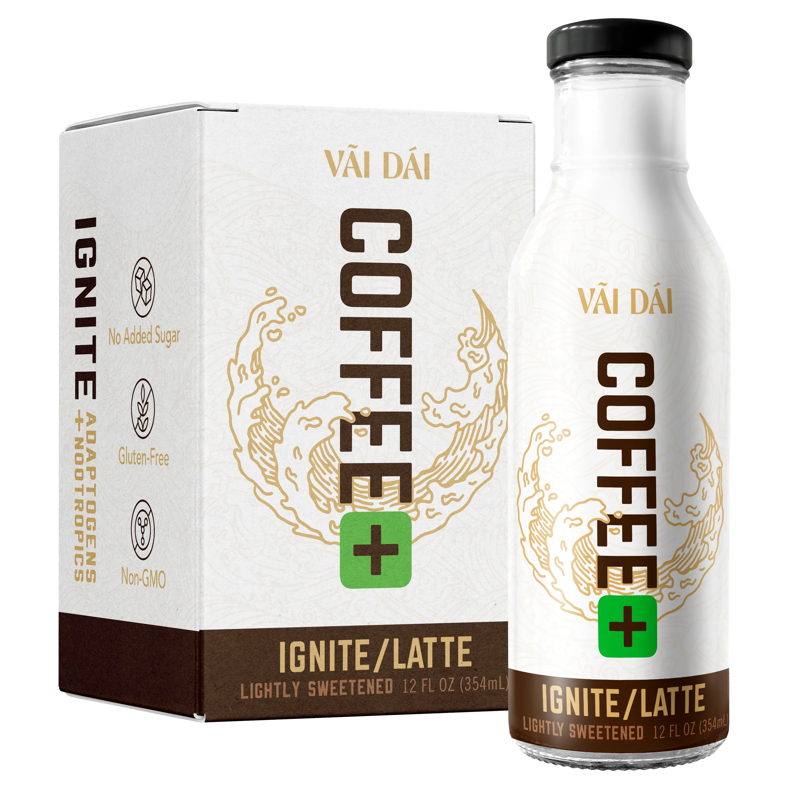 Latte 4-pack (4 - 12oz glass bottles) Latte 4-pack (4 - 12oz glass bottles)