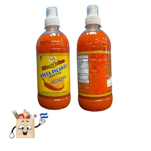 1 (UNA UNIDAD) Salsa Picante Hot Sauce Central American Flavor 460ml Bottle Authentic Flavoring for Your Dishes