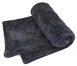 Microfiber Cleaning Towel, Ultra Thick 1200 GSM Soft Cloth, Double Twist Loop Design, High Absorbent Quick Dry, Lint Free Scratch Resistant, Multi-Purpose Towel for Home Bathroom Kitchen Car