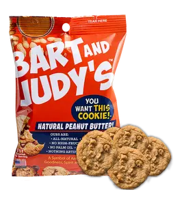 Natural Peanut Butter & Belgian Chocolate Chip Cookies