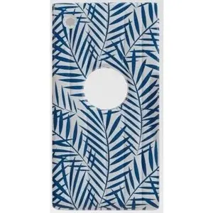 Bellyless Float - Blue Palm Leaf