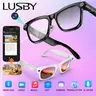 LUSBY Multifunctional Smart Glasses with Camera - Larger Frame, 1080P Photochromic Lenses, Button-Touch Adjustment, 160+ Languages Real-Time Translation, Bluetooth Recording, UV Protection, Climbing Cool Gadget, Mens Birthday Gifts for Him,techvibes