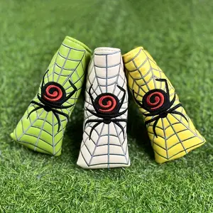 Spider Pattern Golf Putter Protective Cover, 1 Count Waterproof Golf Putter Head Cover, Golf Accessories for Men & Women
