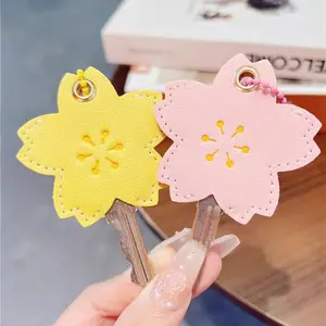 Floral Keychain Set - Colorful Flower-Shaped Key Holders with Metal Rings, Perfect for Home & Personal Use, Ideal for Birthdays & Festivals, Festive Keychain | Playful Design | Durable Metal Ring, Keychain Decor