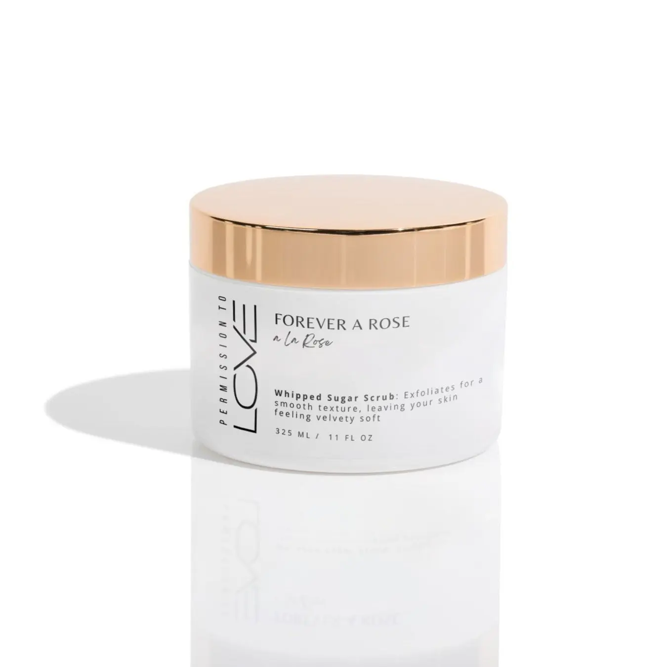 Forever A Rose Whipped Body Scrub - Gentle Exfoliator Sugar Scrub for Silky Radiant Skin Luxurious Perfumed Body Care
