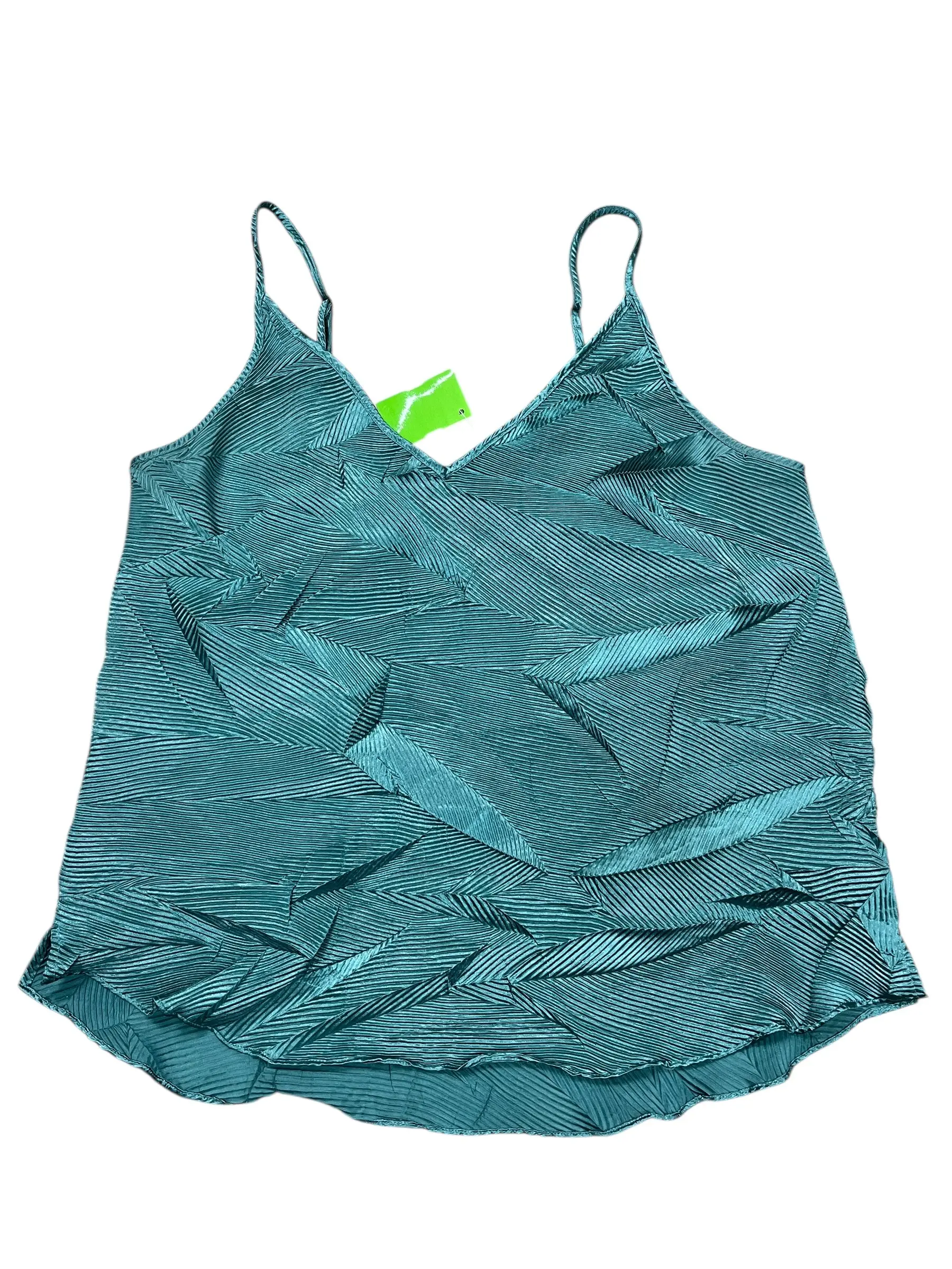 Tank Top By Anthropologie In Green, Size:L