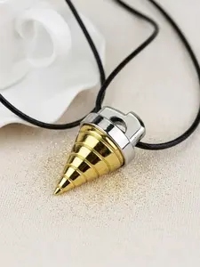 Gurren Lagann Core Drill Necklace Anime Tengen Toppa Gurren-Lagann Necklaces Simon Ganman Spiral Pendant Necklace For Women Men Hold Accessories Jewelry Decor or Keychain Modern Versatile Accessories