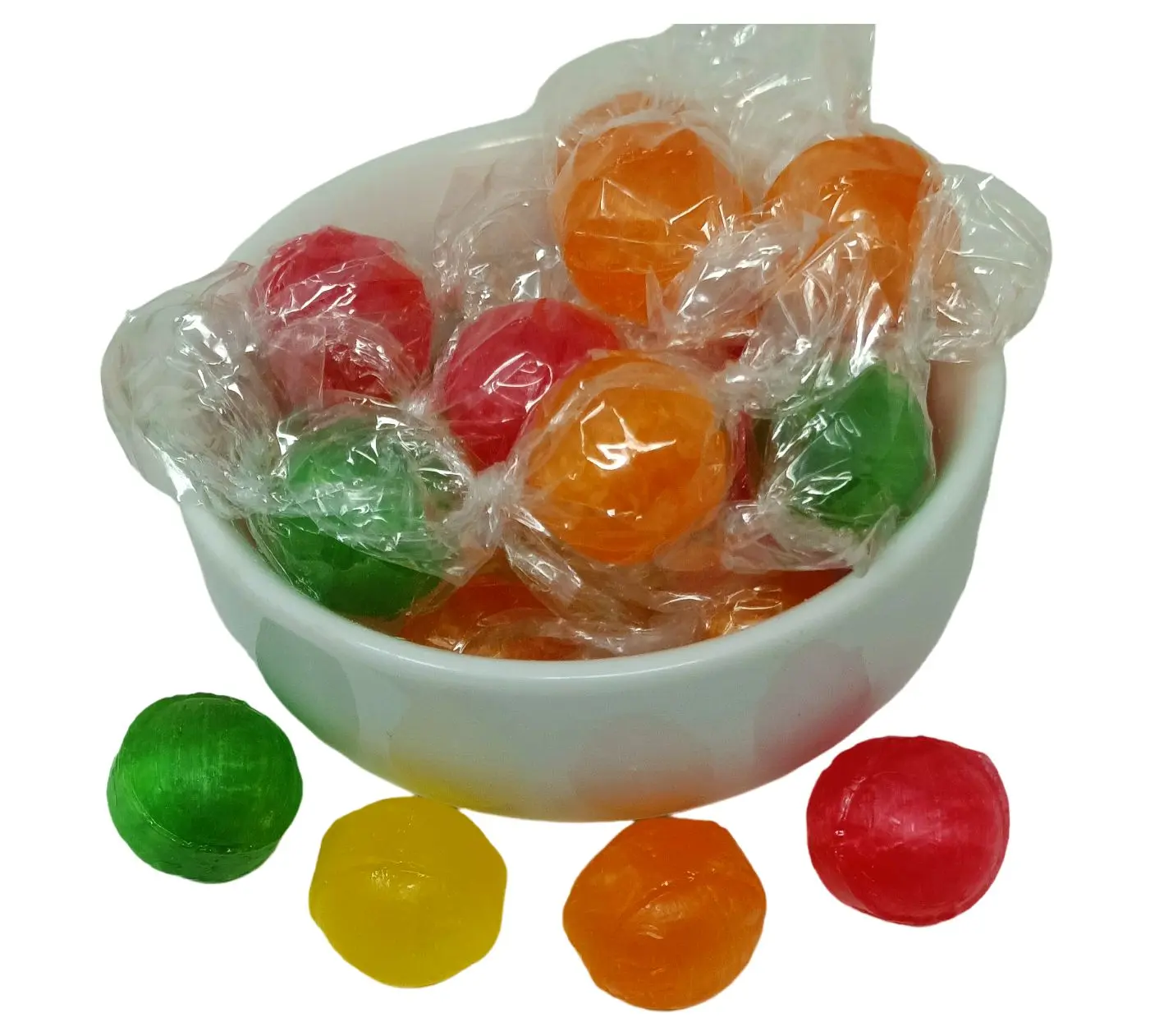 Michele's Pantry Assorted Sour Balls Candy 2 lb Bag Individually Wrapped