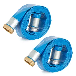 Apache 98138040 2 Inch Diameter 25 Foot Length 70 PSI PVC Lay Flat Hose, (2 Pk) Apache 98138040 2 Inch Diameter 25 Foot Length 70 PSI PVC Lay Flat Hose, (2 Pk)
