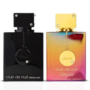 Club De Nuit Intense For Men EDT & Club De Nuit Untold EDP 105ML Sprays By Armaf | A Luxurious Bundle Of Fresh, Fruity, And Bold Woody Scents With Floral Elegance. (BUNDLE)