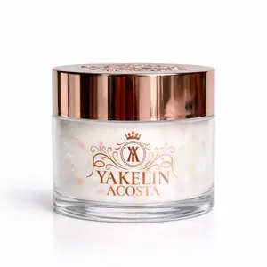 Yakelin Acosta Secret Garden Acrylic Powder Cover 2oz – Milky Floral Encapsulated Nail Art Polymer