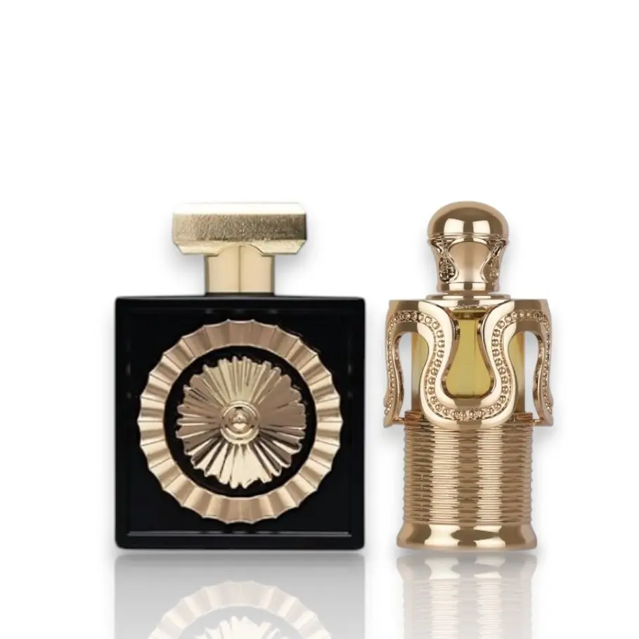 Lattafa Bundle | Nebras + Maitha | Women's Fragrance | 200 ML + 100 ML | Eau De Parfum + Concentrated Oil | Vanilla - Caramel & Sweet