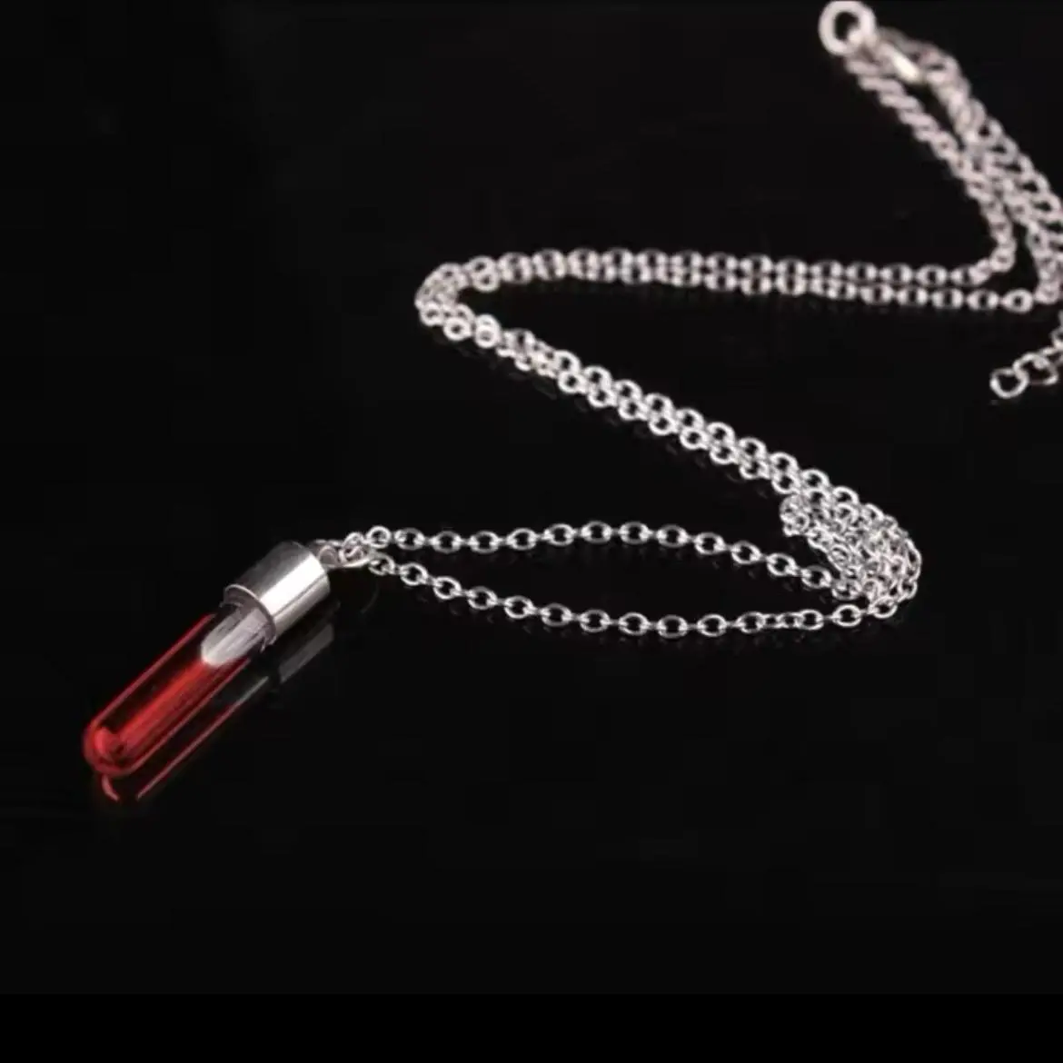 Blood vial necklace/ bound lovers Design Accessory Jewelry Chain Blood vial necklace/ bound lovers Design Accessory Jewelry Chain