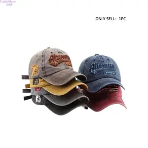 Letter & Number Embroidered Baseball Cap, Adjustable Vintage Style Sun Hat, Breathable Casual Sports Cap for Men & Women, Lightweight UV Protection Hat for Daily Streetwear & Outdoor Activities