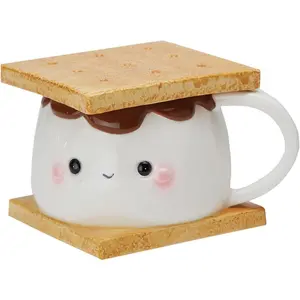 1 X Marshmallow S' Coffee Mug With Lid