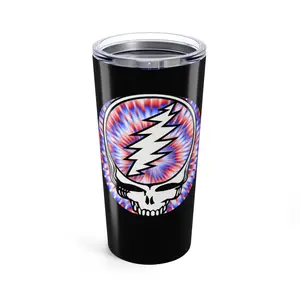 Grateful Dead Tie-Dye Stainless Steel Tumbler with 13 Point Bolt Steely