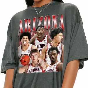 Arizona Basketball Vintage Comfort Color Shirt, Brayden Burries Jaden Bradley Shirt, Game Day Retro 90s Shirt