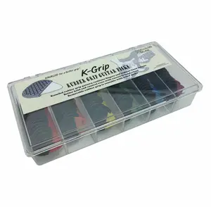 K-GRIP Celluloid  Guitar Pick with Removable Dynamic Knurl Rubber Grip - Assortment Box