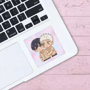 Yoshiki x Hikaru Chibi Sticker: Boys Love Anime Fanart