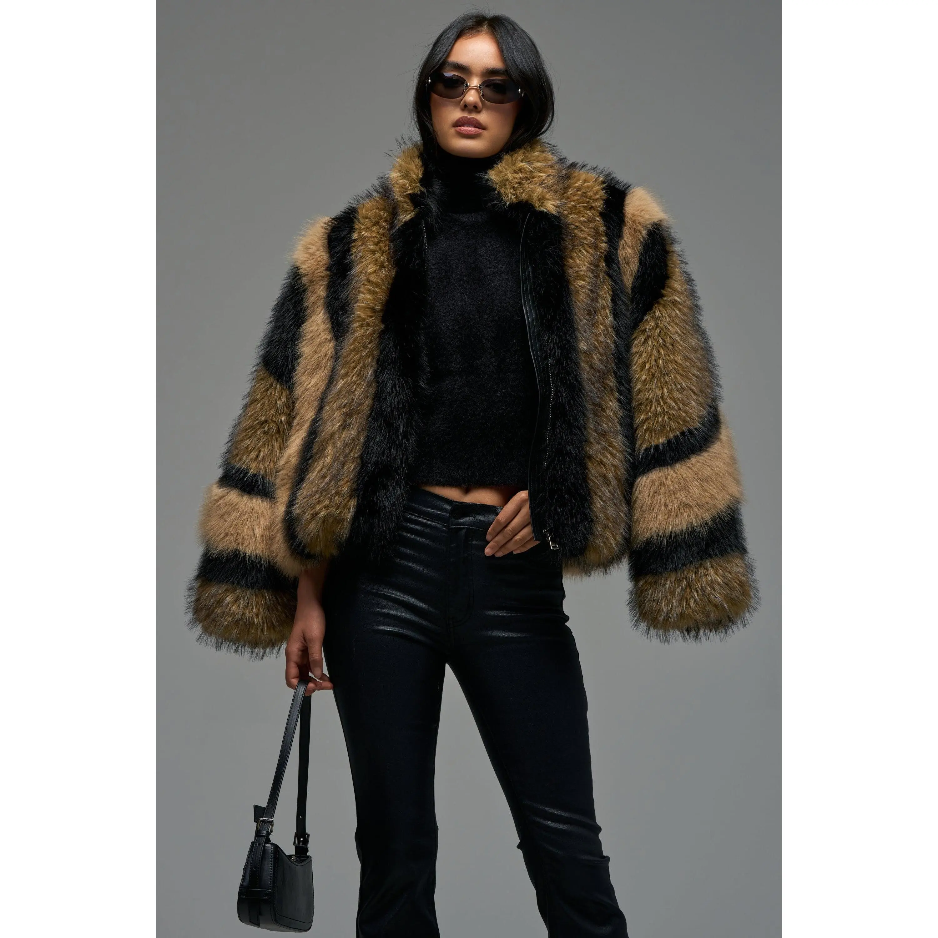 HURRICANE PATCHWORK FAUX FUR HURRICANE PATCHWORK FAUX FUR