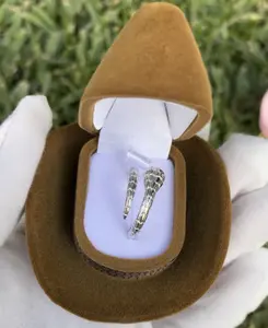 Snake Adjustable Ring with Cowboy Hat Jewelry Box