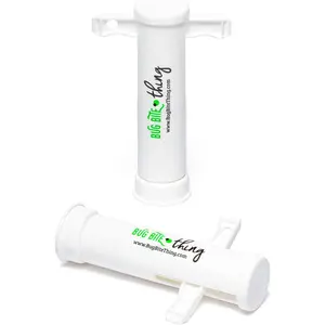 Suction Tool - Bug Bites and Bee/Wasp Stings, Natural Insect Bite Relief - White 2-Pack