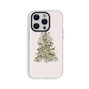 Merry Christmas,Christmas Tree Pattern, Suitable for IPhone17 Pro Max, 17Pro, 16Pro, 15, 14, 13, 12. Beautiful Phone Case |     Shockproof Protective Case |     Smart Phone Case, A Gift for Girls and Boys