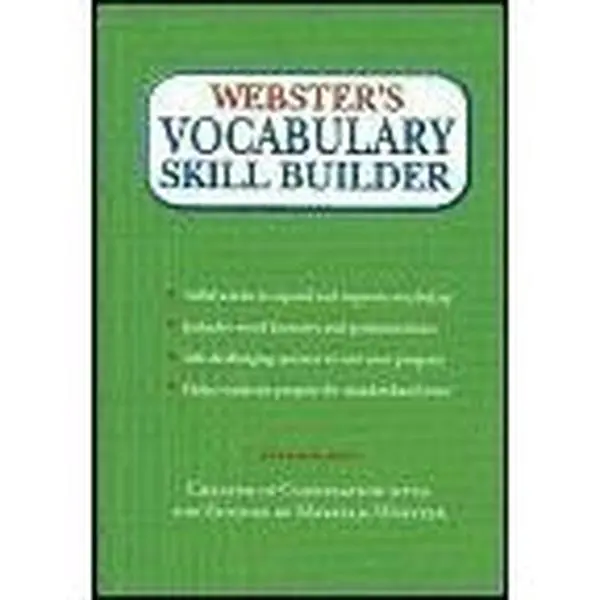 USED Book - Webster's Vocabulary Skill Builder by Editors (Hardcover) - english