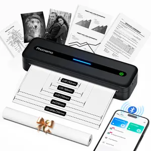 Phomemo M832 Portable 300DPI Thermal Printer with 100 Sheets US Letter Paper, Bluetooth Wireless Small Printer for Travel, Home & Office, Compatible with Android, iOS & Laptop, No Ink Required