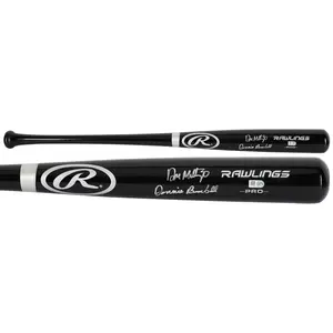 Don Mattingly New York Yankees Autographed Rawlings Pro Black Bat with "Donnie Baseball" Inscription - Fanatics Authentic Certified