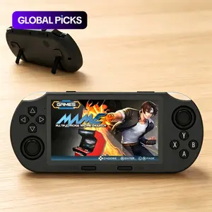 Sf3000 Retro Handheld Game Console, 4.5 Inch IPS HD Screen, Dual 3D Joysticks, Supports Multiple Emulators, Classic Games, Perfect for Vintage Gamers
