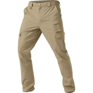 Men's Tactical Pants Lightweight Cargo Work Pants Water Resistant Hiking Ripstop Pants Outdoor Apparel