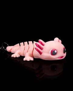 Ashley, the Axolotl - Articulated Body for Desk Decor