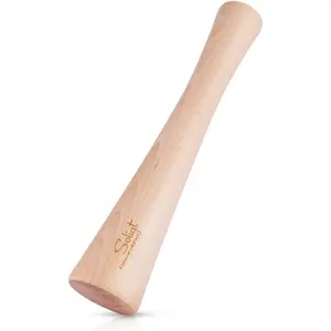 12" Sauerkraut Pounder for Mason Jars Vegetable Fermentation- One Piece of Solid Wood