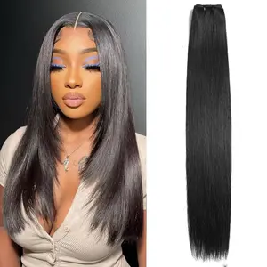 CHICHIFLOW 16A Brazilian Straight Human Hair Bundles 16-26 Inch 100% Unprocessed Brazilian Remy Virgin Hair Straight 3 Bundles Deals Human Hair High Quality Hair Extensions