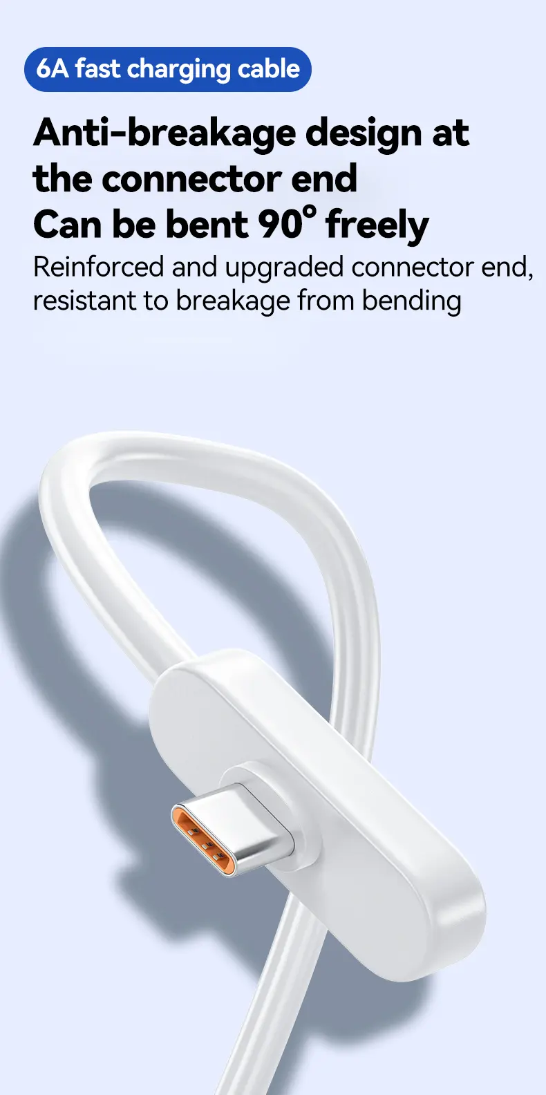 KAXOE 100W 90° Angle Elbow Bend Silicone USB-C Charger Cable - Fast Charging & Data Transmission for Mobile Smartphones, Electronic Devices: iPhone 15/16/17 Pro Max, Samsung Galaxy S26 Ultra/A17 5G/A07, Moto G Pure, Google Phones,techvibes