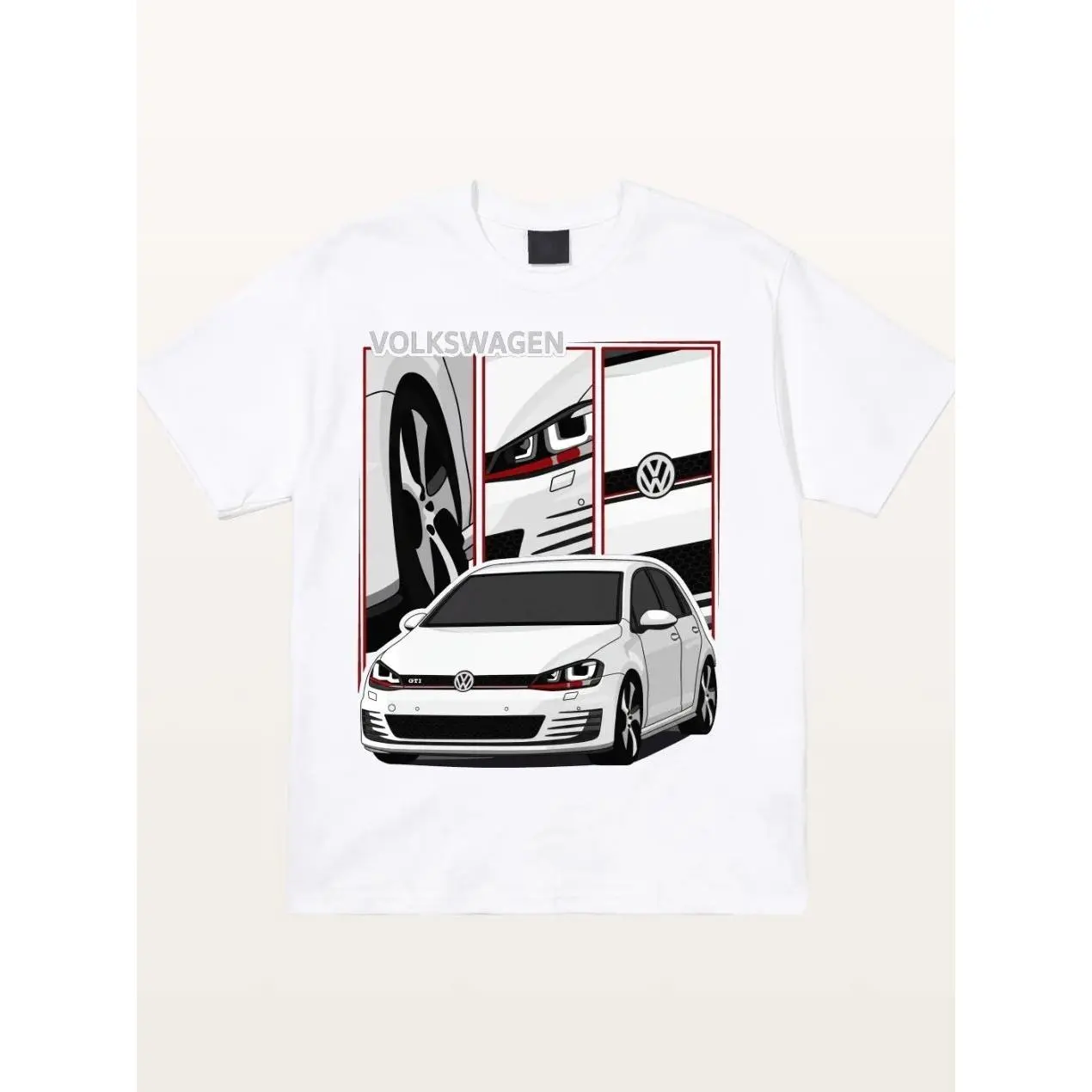 VW Golf MK7 GTI Front T-shirt Sweatshirt Hoodie, Car Enthusiast and Fans Gift