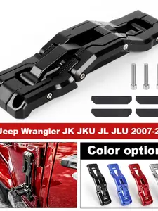 Aluminum Car Folding Stepping Ladder Door Hinge Step Heavy Duty Footboard Foldable for Jeep Wrangler JK JKU JL JLU 2007-2021