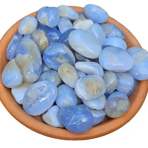 Tumbled Blue Lace Agate