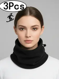 Fleece Scarf Warm Unisex Neck Warmer, Soft Fuzzy Winter Accessory for Men & Women, Cozy Daily Wear Essential, Neck Gaiter