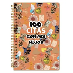 Spanish Theme Spiral Notebook, Ideal for Language Learners, Durable Binding Design, Perfect for Notes & Writing