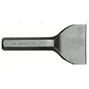 212 MAIN Mayhew Tools 479-12300 780 Brick Set Chisels, Alloy Steel Hardware with Beveled Tip for Concrete Work & Masonry Materials