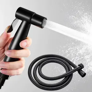Handheld Toilet Flush Nozzle Set, 2-Piece Kit, Includes Toilet Flush Nozzle and 1.5m Hose, Dedicated Bathroom Shower Head for Women