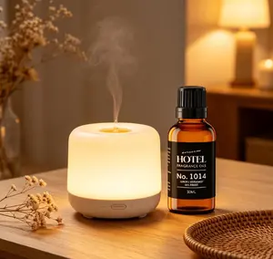 Hotel Diffuser Oil No.1014 - The Iconic 5-Star Hotel Coastal Blend - Lemon Bergamot Sea Breeze - 120 mL Hotel Diffuser Oil for Ultrasonic and Waterless Diffusers and Crafting Long-Lasting