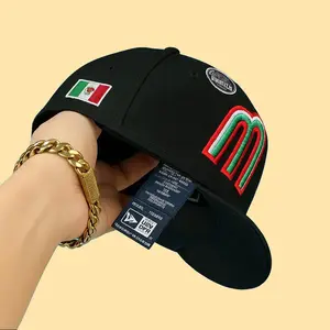 Performer District Unisex M Embroidered Mexican Flag Eagle Embroidered Baseball Cap Mesh Hat Outdoor Adjustable Sunscreen Leisure Hat Spring Autumn Travel Tourism Beach Vacation