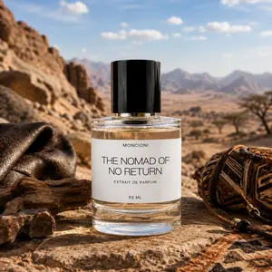 Moncioni The Nomad of No Return Extrait de Parfum - Unisex Luxury Fragrance with Leather, Cardamom, Geranium Notes - Long-Lasting Designer-Inspired Niche Perfume Gift