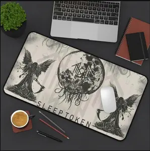 Even in Arcadia Sleep Token Desk Mat, House Veridian, Flamingo, Take Me Back To Eden Mousepad, Desktop Pads for Gaming & Study, Desktop Accessories