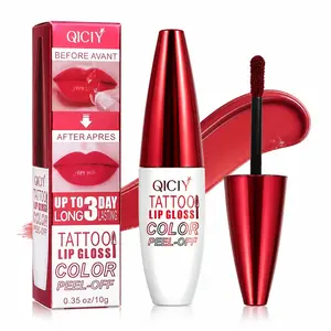 Peel Off Lip Stain 24H Perfect Lips Water Resistant Transfer Resistant Matte Liquid Lipstick Highly Pigmented Smudge Resistant Long Lasting Lip Color Easy to Peel No Residue Cruelty Free Tattoo Lip Tint