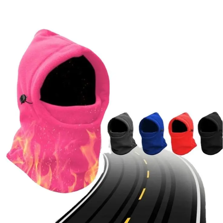Thickened Thermal Cotton Balaclava Face Mask for Adults - Cold-Proofing Windproof Cycling Thermal Cap, 1 Size Fits All, for Outdoor Cycling, Snow Sports, One Size Fits All, All Seasons